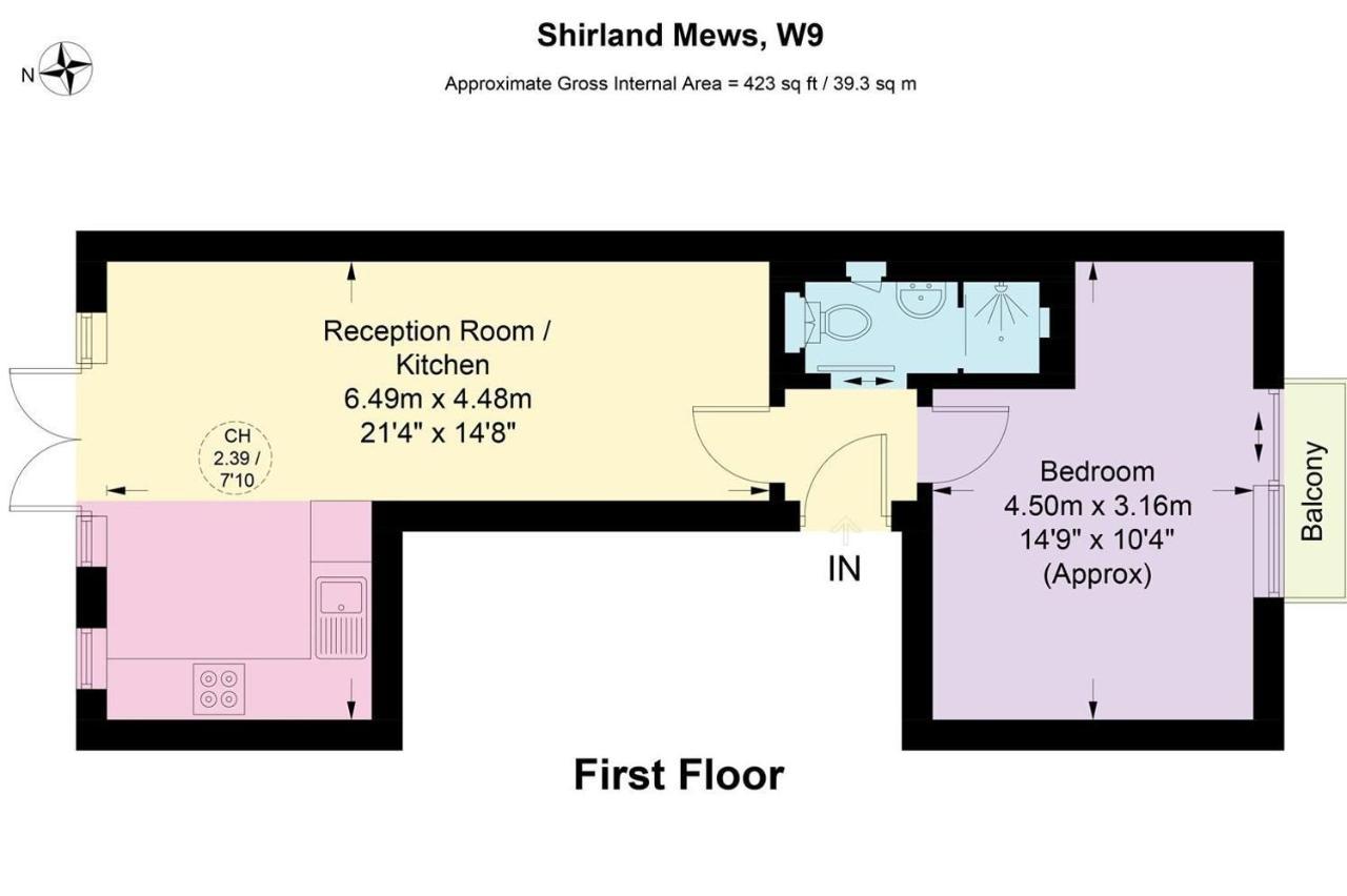 Stunning Apartment, Shirland Mews Apartament *